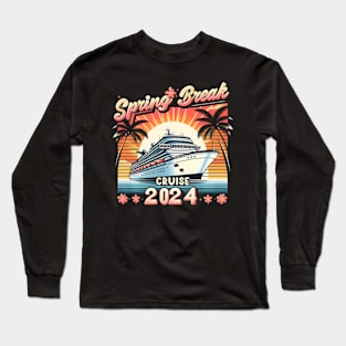 Spring Break Cruise 2024 ny Cruise Squad HapEaster Day Long Sleeve T-Shirt